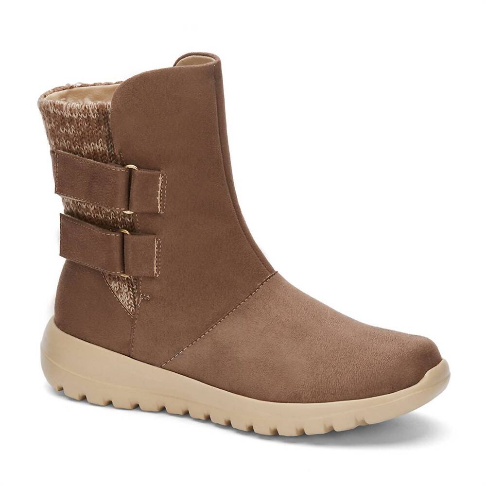 NEW ANDREA women's easy adjust winter boots in camel